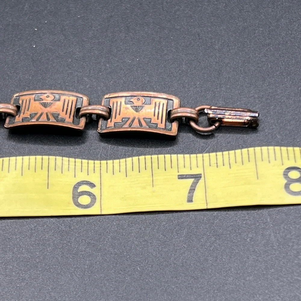 Vintage Copper Thunderbird bracelet - Picture 3 of 6